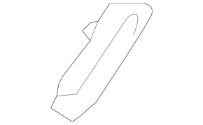 Front bumper cap, lower left, Audi A3 8V 17-20 S-line