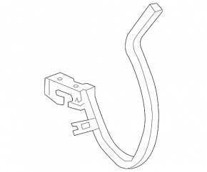 Trunk lid hinge left Chevrolet Cruze 11-15