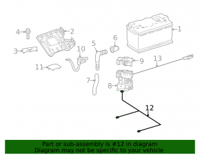 Wiring starter-generator Mercedes GLC 16-19 2.0