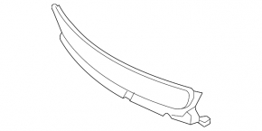 Lower grille front bumper Mazda3 04-06 HB broken fasteners