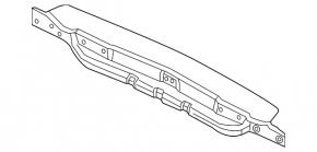 Rear panel Jaguar F-Pace X761 17- set of 6 parts, white, on the body, steel