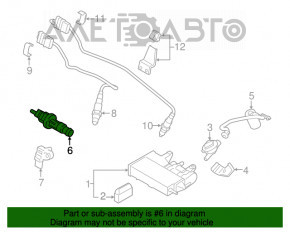 Fuel tank vent valve BMW X1 F48 16-22 B46