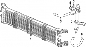 Honda CRV 23- HEV gearbox cooling radiator with protective mesh