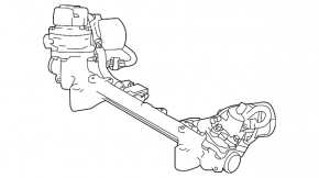 Steering rack Infiniti Q50 14-15 AWD EPS