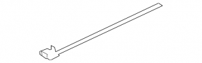 Bracket for the foot-operated trunk opening sensor for the Audi A6 C8 19-24