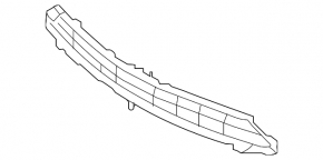 Toyota Rav4 16-18 Front Bumper Central Grille OEM