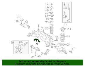 Nissan Murano 04-07 Rear Differential Bracket