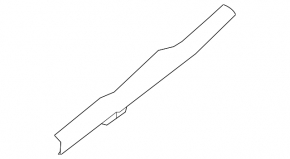 Right hood-wing seal for Nissan Pathfinder 13-20 front