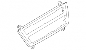 Frame trim for radio and climate control BMW 4 F32/33/36 14-16