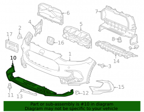 Honda HR-V 23-26 Front Bumper Lip