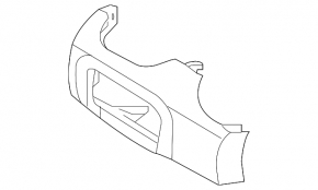 Left front panel trim for Kia Sportage 17-22, black