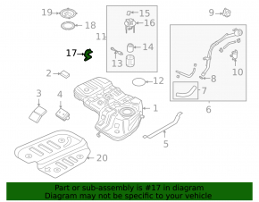 Fuel level sensor Hyundai Santa Fe 24-26
