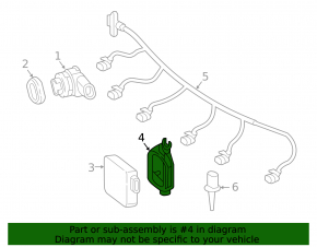 Bracket for cruise radar Mercedes GLA 15-20