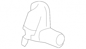 Left windshield washer nozzle for Mercedes X164 GL W164 ML