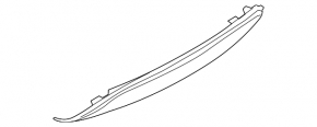 Rear Bumper Lip Ford Fiesta 11-19 5d