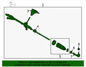 Steering rack Ford Ecosport 19-22 AWD driftwood