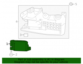 Blind Spot Sensor (BSM) left Mazda CX-90 24-26 rear