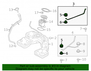 Right fuel tank bracket for BMW X7 G07 19-26