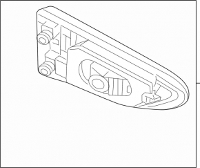 Inner light trunk lid right Infiniti JX35 QX60 16-18 rest