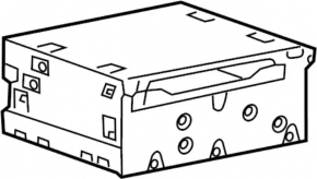 Radio tape recorder Infiniti Q50 14-