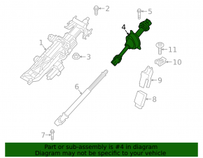 Upper steering joint for BMW X7 G07 19-