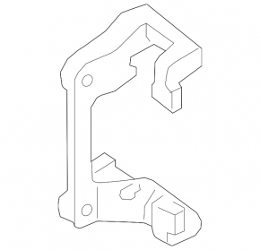 Front left brake caliper bracket for BMW X3 F25 11-17