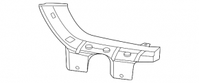 Lower left headlight mount for BMW X7 G07 23-26