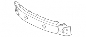 Front bumper reinforcement for Toyota Prius C 12-15