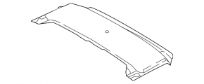 Roof metal Mitsubishi Eclipse Cross 18-20 under the hatch