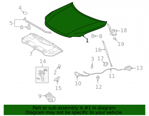 Bonnet bare Lexus RX350 RX450h 10-15 SIGNEDA
