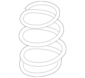 Nissan Rogue 14-20 right rear spring, 3-point spring, pink