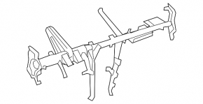 Under-torpedo pipe reinforcement Toyota Camry v40