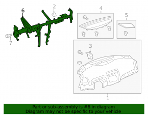 Under-torpedo pipe reinforcement Toyota Camry v40