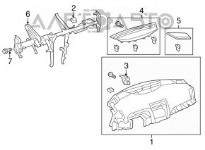 Under-torpedo pipe reinforcement Toyota Camry v40