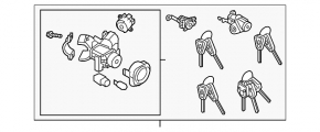 Subaru Outback 10-14 ignition switch with key