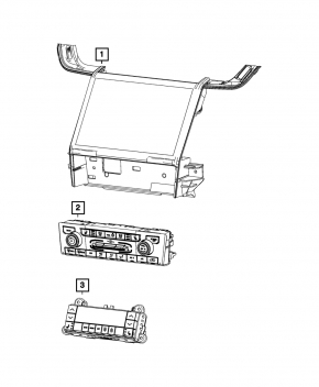 Climate control Jeep Grand Cherokee WL 21-26 heated seats and steering wheel, seat ventilation