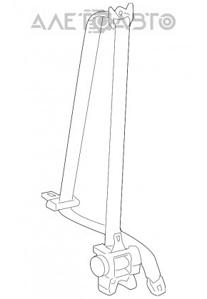 Driver's seat belt Toyota Camry v40 beige