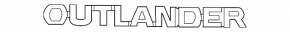 Mitsubishi Outlander 22-25 Outlander tailgate emblem