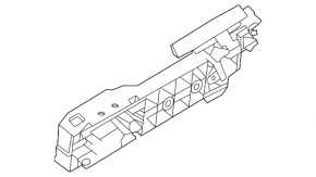Rear right door handle mechanism Nissan Murano 25-26