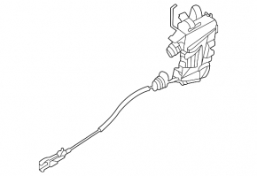 Front left door lock Hyundai Elantra 21-23