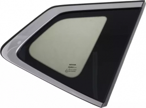 Nissan Rogue 14-20 chrome rear right window with fixed glass