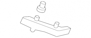 Right front bumper mount for Hyundai Sonata 15-17