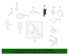 Front Right Door Computer Lexus LS460 LS600h 07-09