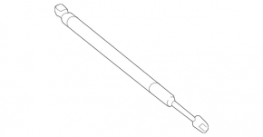 Right tailgate shock absorber Mercedes GLC 17-22