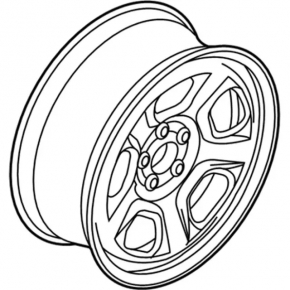 Wheel disk R18 Ford Explorer 11-19 iron