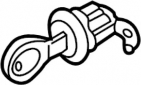 Front left door lock cylinder for Nissan Ariya 23-25