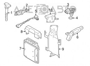 Ignition coil Audi Q5 8R 13-17 3.0 tfsi