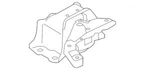 Engine mount right Nissan Versa Note 13-19 1.6