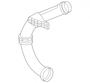 Upper intercooler pipe Nissan Murano 25-26