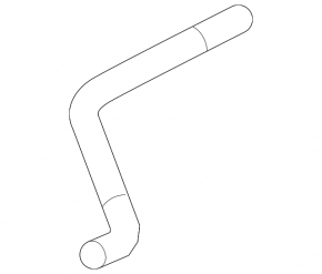 Cooling pipe lower Chevrolet Malibu 13-14 hybrid